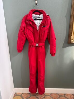 Vintage Killy Ski Suit Snowsuit Red Women 80s/90s US sz 10